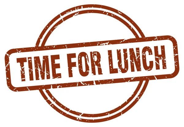 Time for lunch stamp — Stock Vector