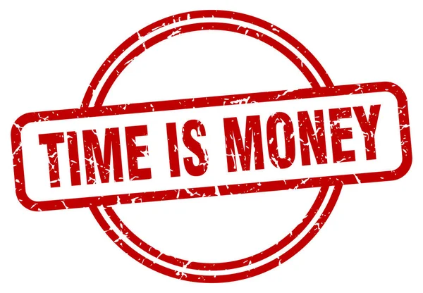 Время - печать денег — стоковый вектор