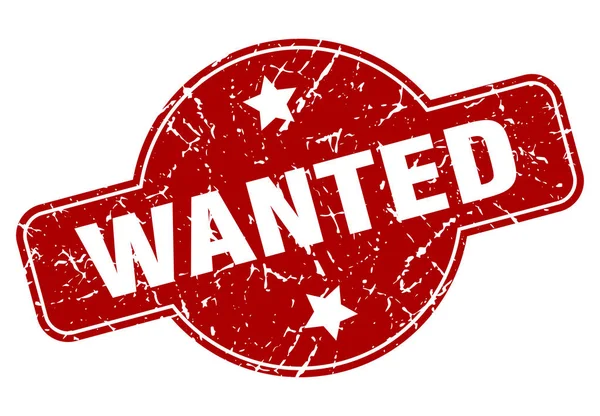 Wanted — Stock Vector