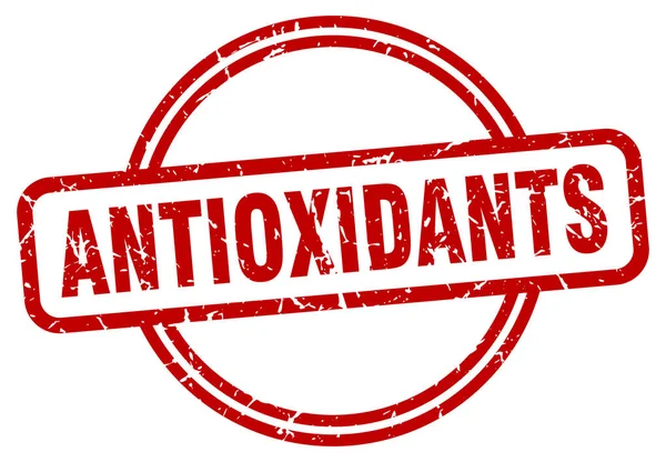 Antioxidants grunge stamp — Stock Vector