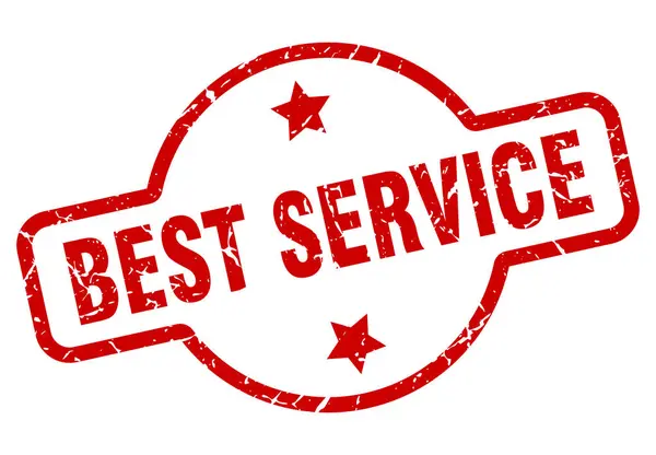 Best service stamp — Stock Vector