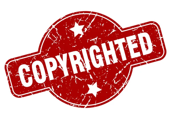 Copyrighted — Stock Vector