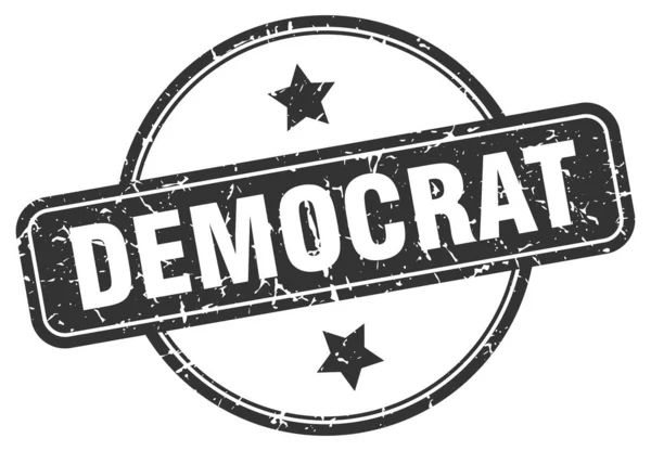 Демократическая гранж-марка — стоковый вектор