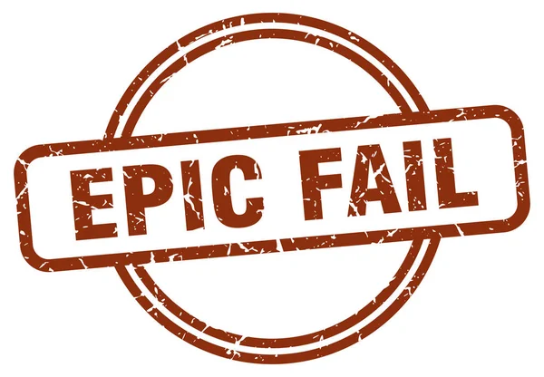 Epic fail stamp — Stock Vector