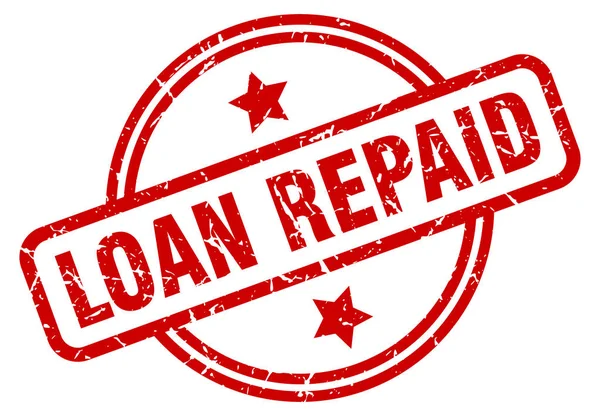 Loan repaid — Stock Vector