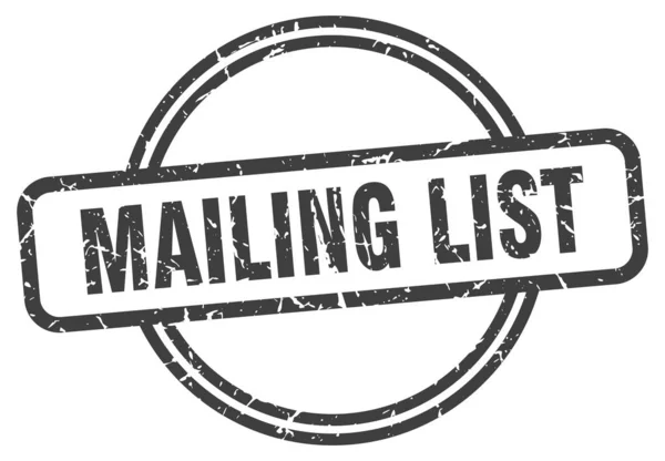 E-posta listesi — Stok Vektör