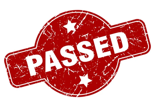 Passed — Stock Vector