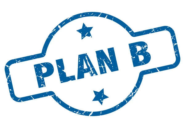 Plan b — Stock Vector