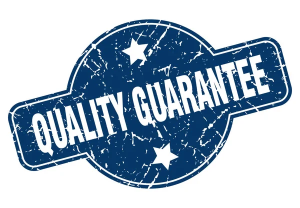 Quality guarantee sign — Stock Vector