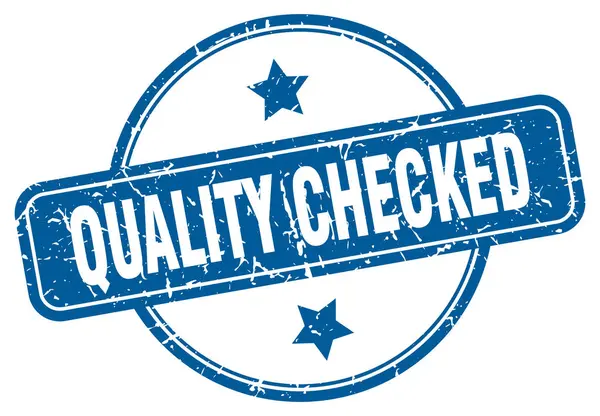 Quality checked — Stock Vector