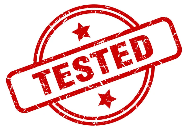 Tested — Stock Vector