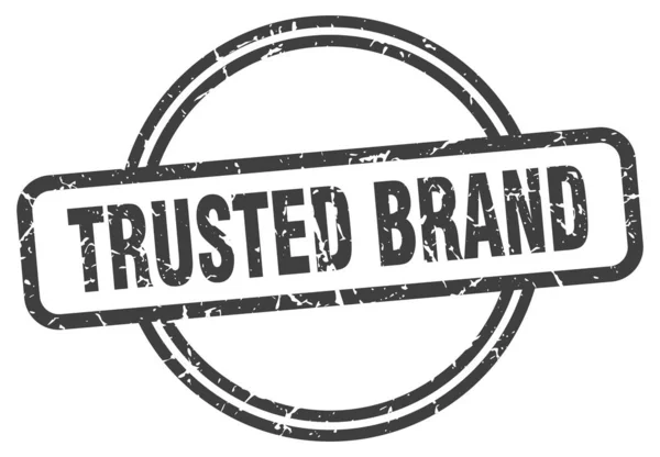 Trusted brand — Stock Vector