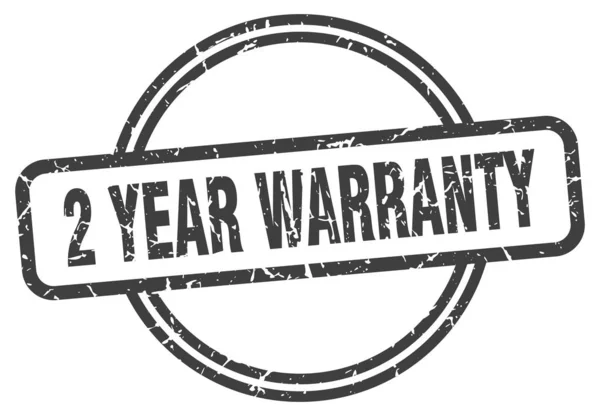 2 year warranty — Stock Vector