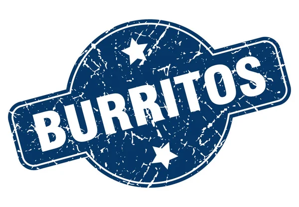 Burrito's teken — Stockvector