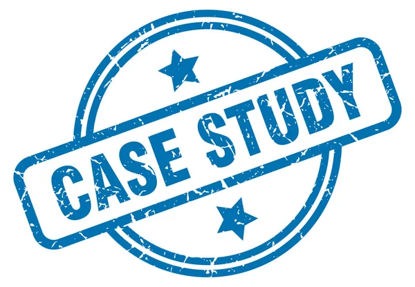 Case study grunge stamp — Stock Vector