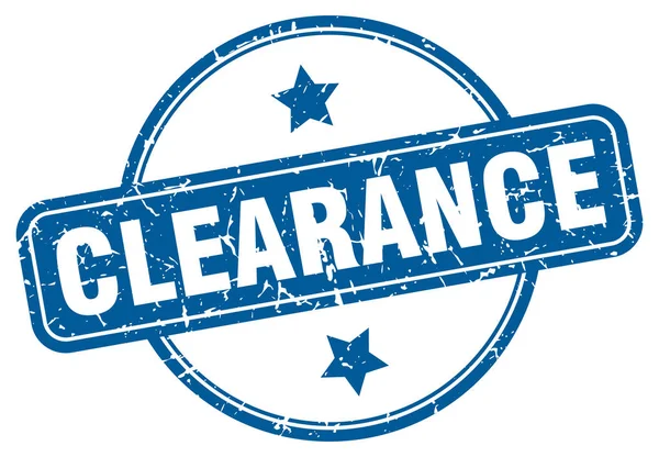 Clearance — Stock Vector