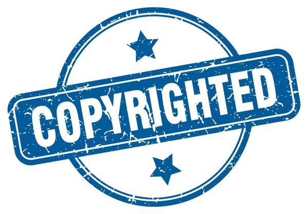 Авторским правом — стоковый вектор