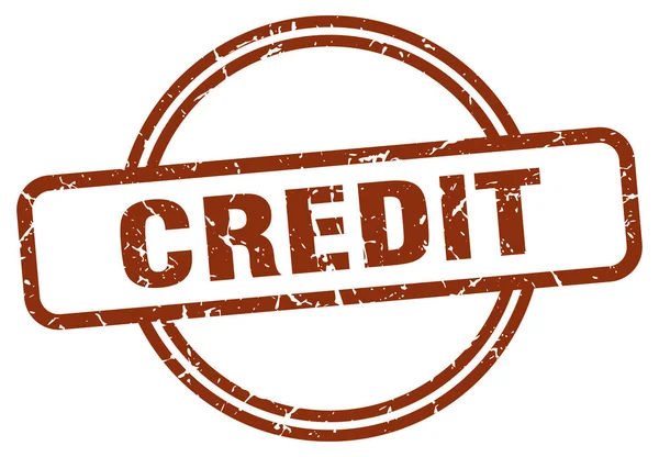 Pieczęć kredytu — Wektor stockowy