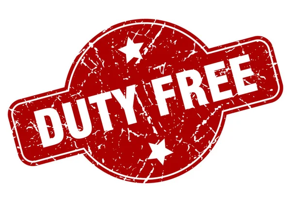 Duty free — Stock Vector
