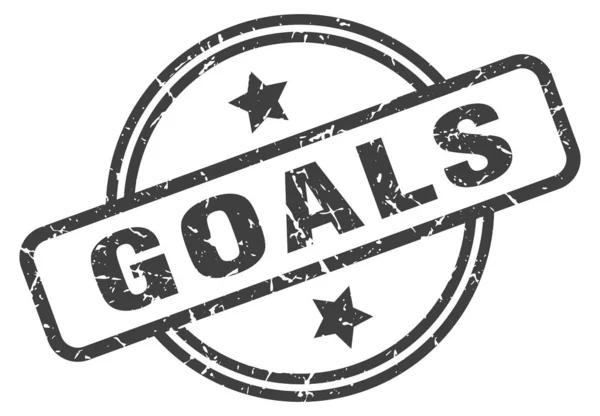 Goals stamp — Stock Vector