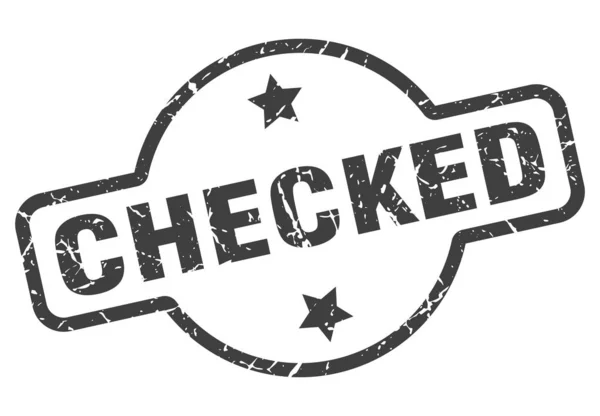 Checked sign — Stock Vector