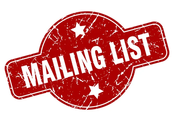 Mailing list — Vettoriale Stock