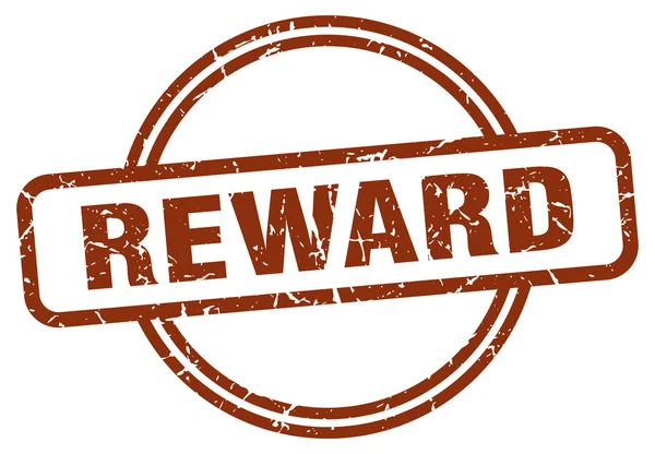 Reward stamp — Stock Vector