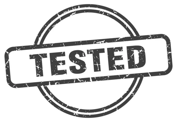 Tested — Stock Vector