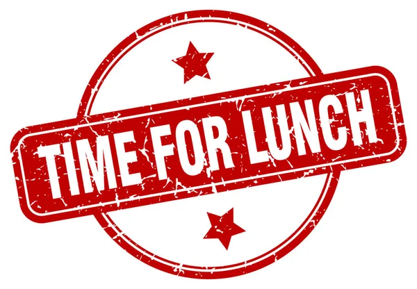 Time for lunch sign — Stock Vector