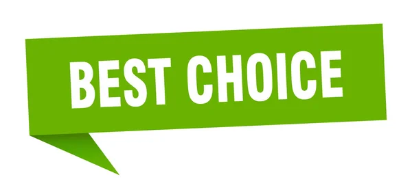 Best choice — Stock Vector