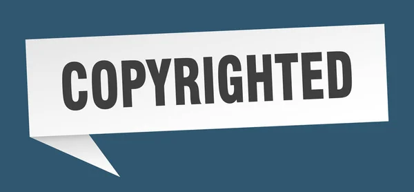 Copyrighted — Stock Vector