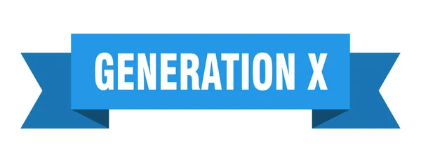 Generation x — Stock Vector