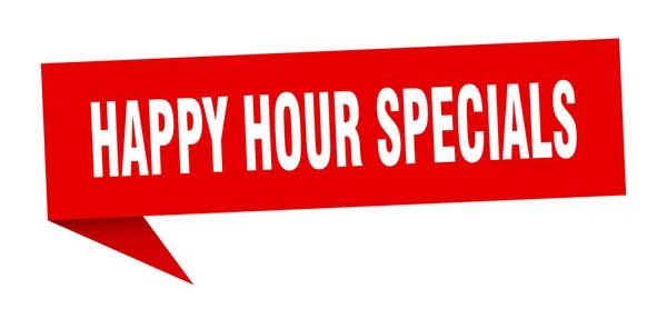 Happy hour specials — Stockvector