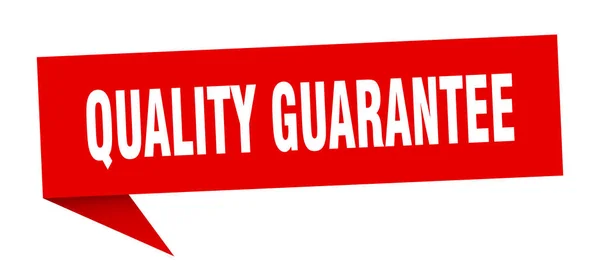 Quality guarantee — Stock Vector