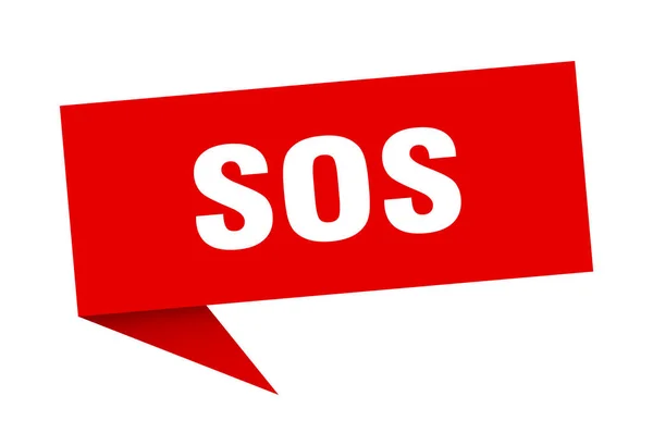 SOS — Image vectorielle