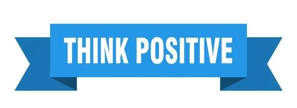 Pense positivo — Vetor de Stock