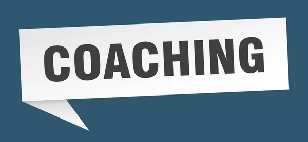 Coaching — Stock Vector