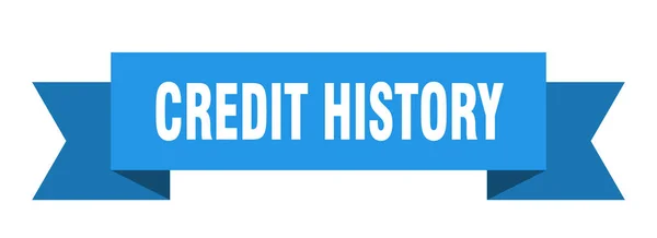 Historique du crédit — Image vectorielle