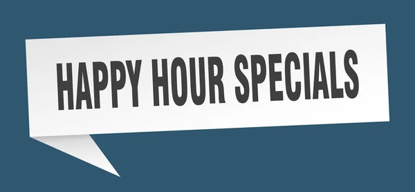 Happy hour specials — Stock Vector