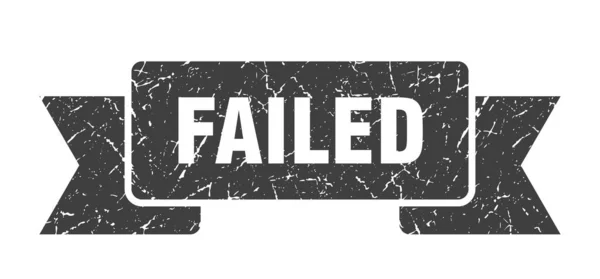 Failed — Stock Vector