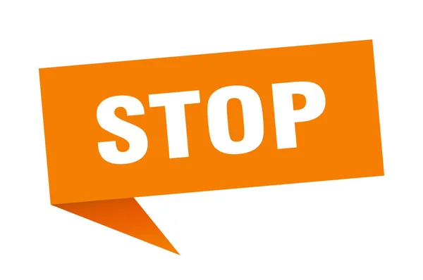 Stop — Stock Vector