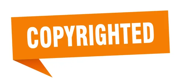 Copyrighted — Stock Vector