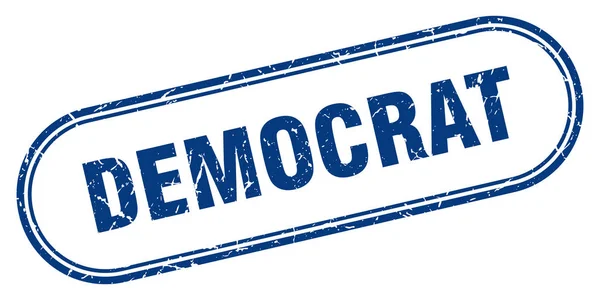 Democratico — Vettoriale Stock