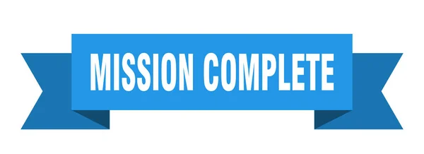 Mission complete — Stock Vector