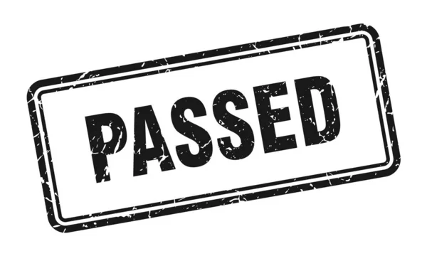 Passed — Stock Vector