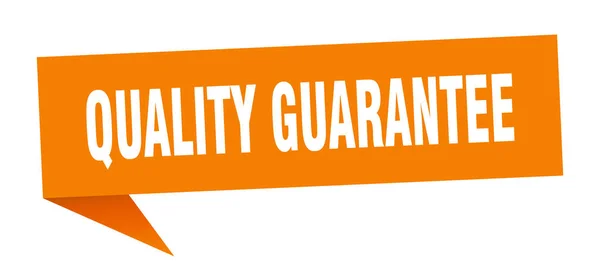 Quality guarantee — Stock Vector