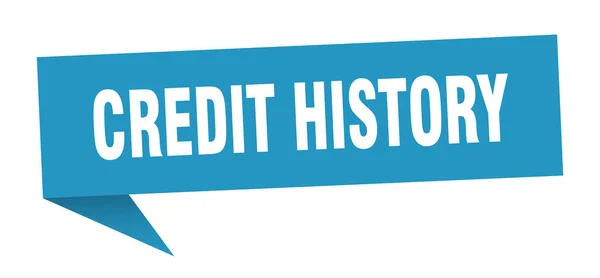 Historia del crédito — Archivo Imágenes Vectoriales