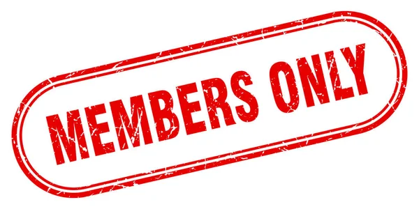 Membres seulement — Image vectorielle