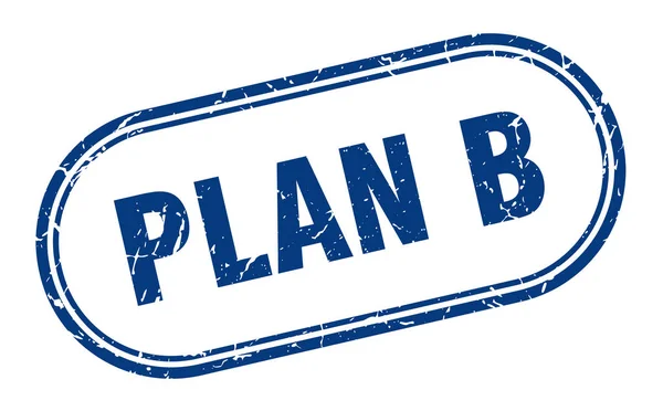 Plan b — Stock Vector