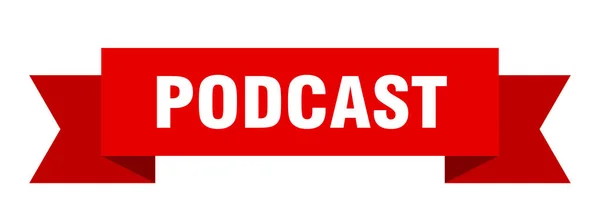 Podcast — Stockový vektor